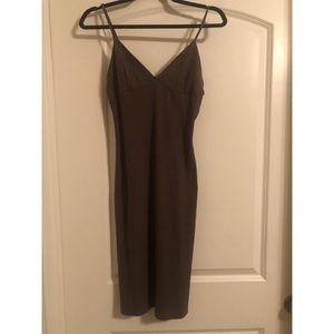Forever 21 Olive Green Ribbed Dress